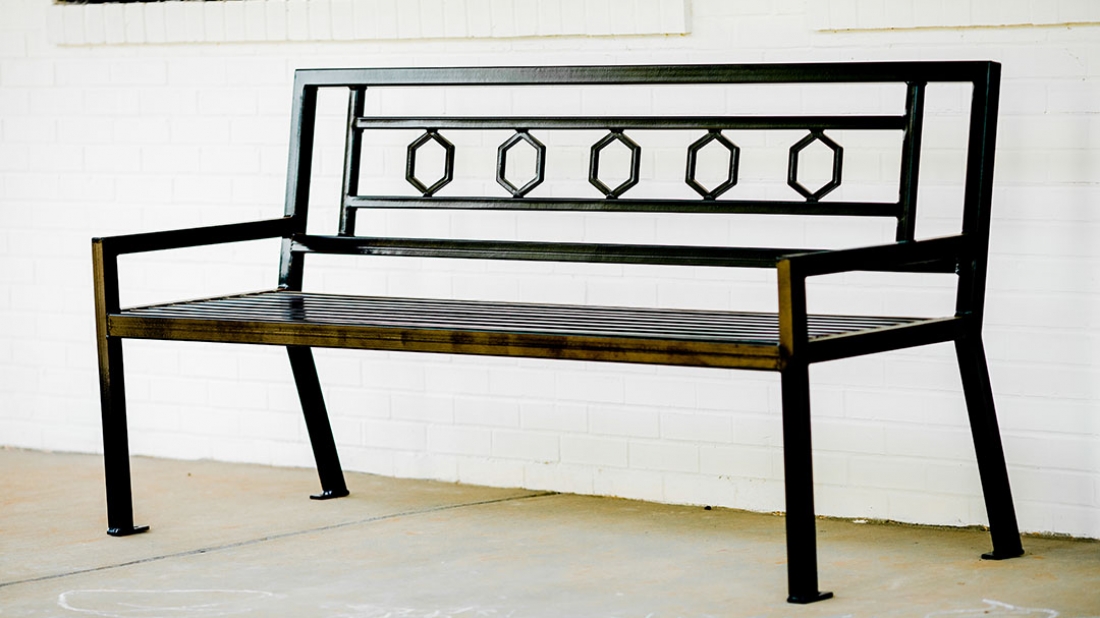 Biscayne Bench with Back