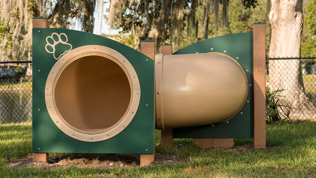 ULake Apartments, FL-Dog Park Play Products-Through the Tunnel